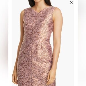 Kate Spade Brown Patterned Midi Dress